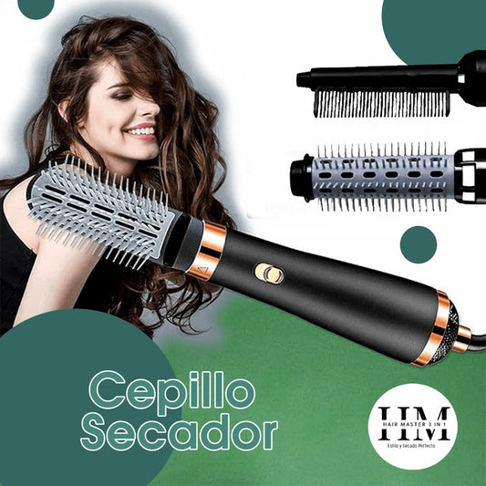 NUEVO CEPILLO SECADOR HAIR MASTER 3 EN 1