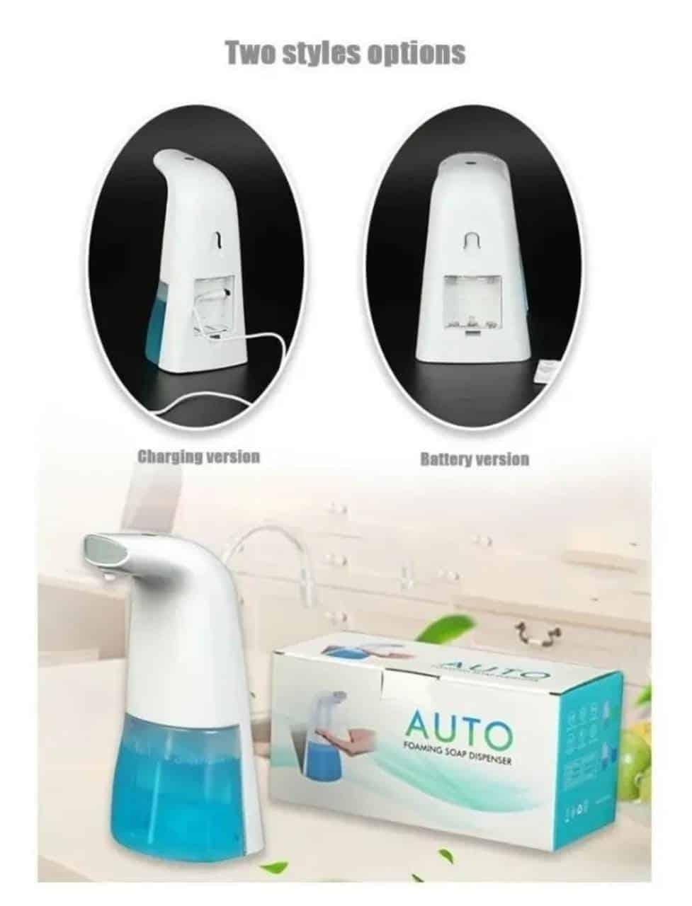 Dispensador automático de jabón