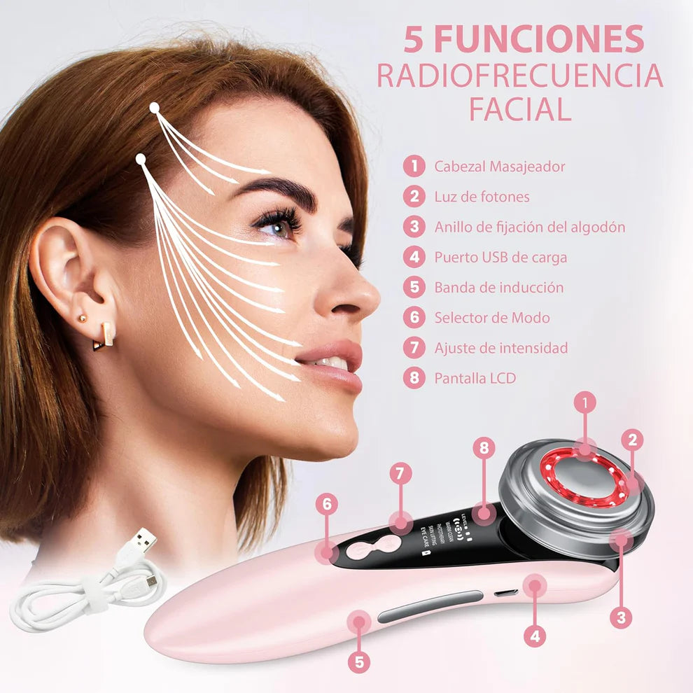 Masajeador facial de Radiofrecuencia